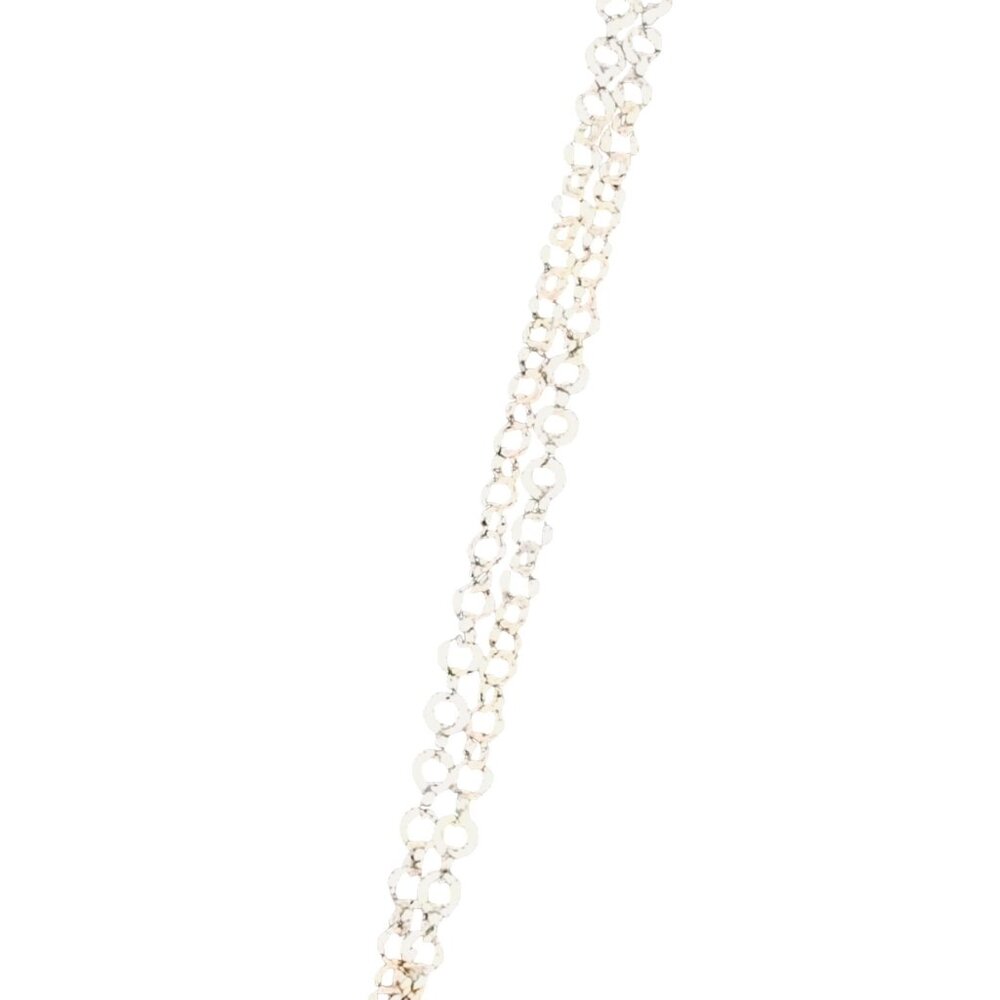 Bronzo Italia Rose Gold Tone Necklace With Blue Druzy Teardrop Pendant (6290) - Picture 6 of 9